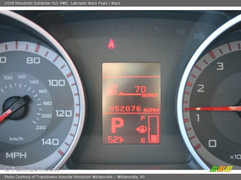 Labrador Black Pearl / Black 2008 Mitsubishi Outlander XLS 4WD