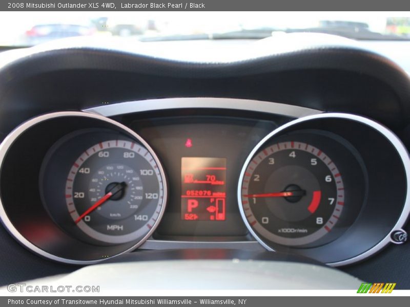 Labrador Black Pearl / Black 2008 Mitsubishi Outlander XLS 4WD