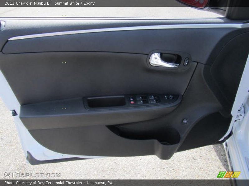 Summit White / Ebony 2012 Chevrolet Malibu LT