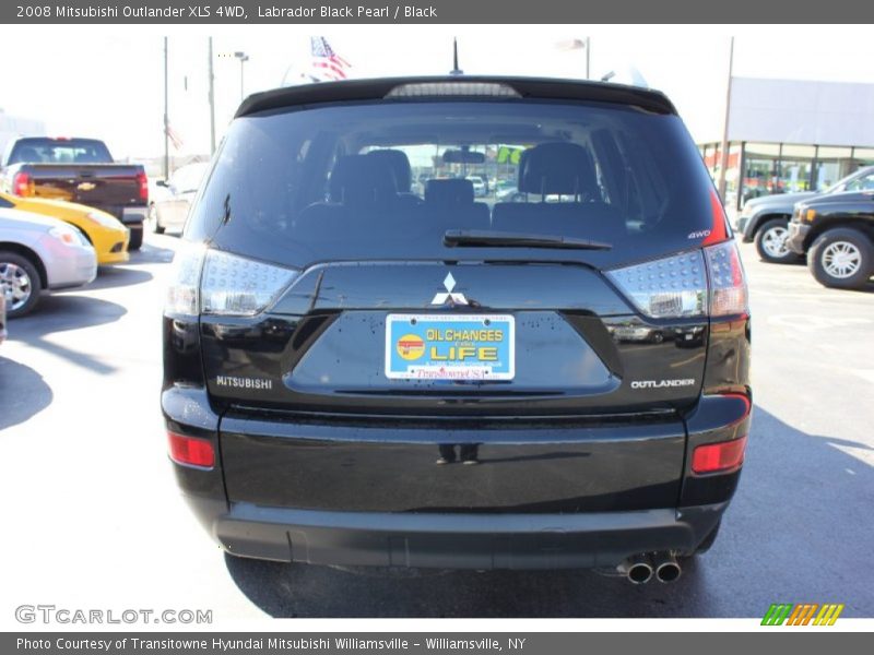 Labrador Black Pearl / Black 2008 Mitsubishi Outlander XLS 4WD