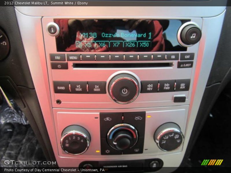 Summit White / Ebony 2012 Chevrolet Malibu LT