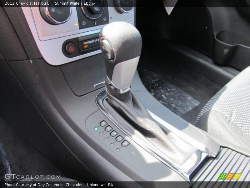 Summit White / Ebony 2012 Chevrolet Malibu LT