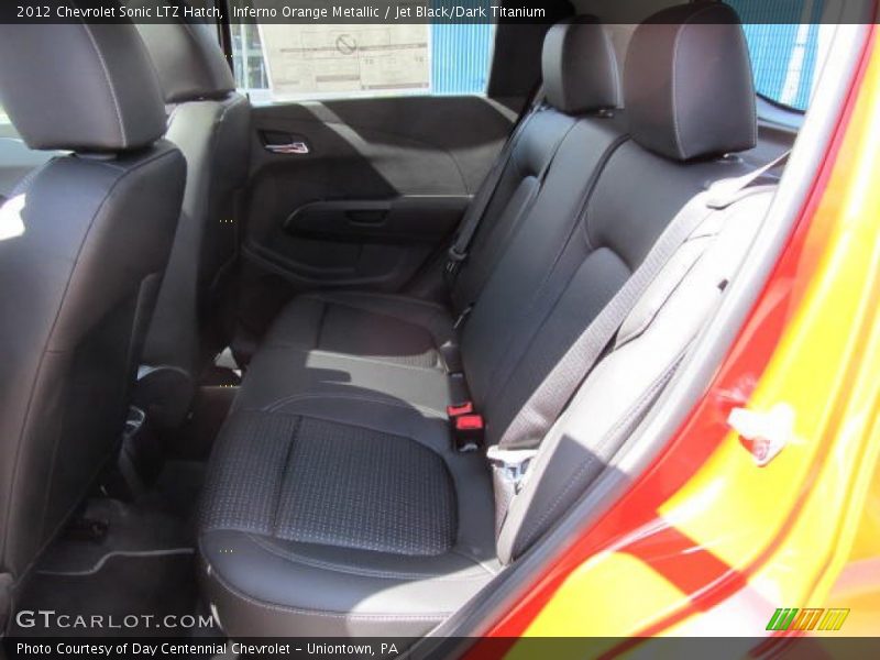 Inferno Orange Metallic / Jet Black/Dark Titanium 2012 Chevrolet Sonic LTZ Hatch