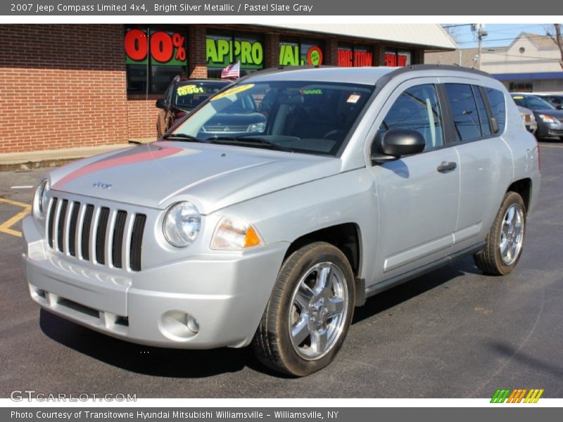 Bright Silver Metallic / Pastel Slate Gray 2007 Jeep Compass Limited 4x4