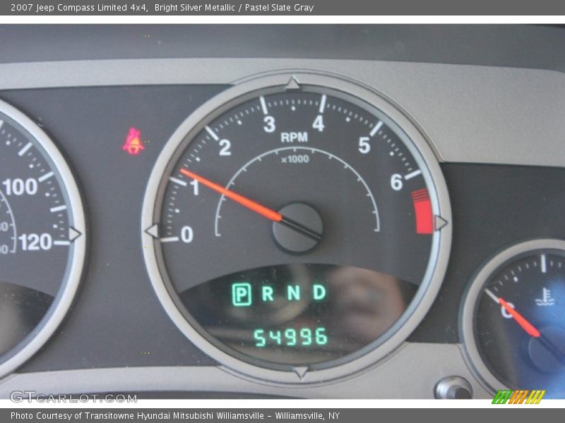 Bright Silver Metallic / Pastel Slate Gray 2007 Jeep Compass Limited 4x4