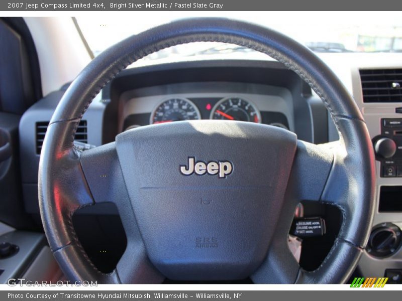 Bright Silver Metallic / Pastel Slate Gray 2007 Jeep Compass Limited 4x4