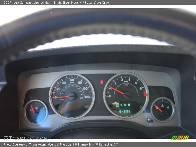 Bright Silver Metallic / Pastel Slate Gray 2007 Jeep Compass Limited 4x4