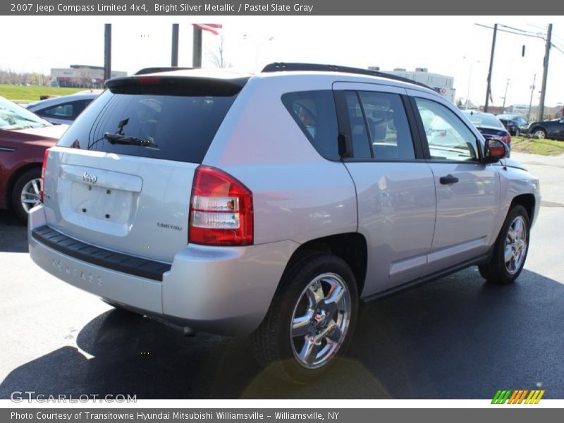 Bright Silver Metallic / Pastel Slate Gray 2007 Jeep Compass Limited 4x4