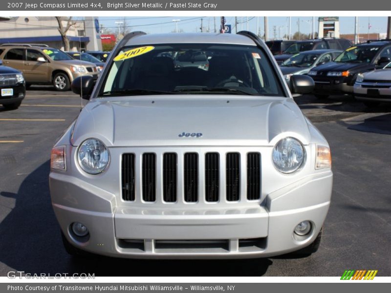 Bright Silver Metallic / Pastel Slate Gray 2007 Jeep Compass Limited 4x4
