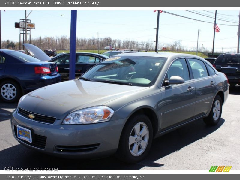Dark Silver Metallic / Gray 2008 Chevrolet Impala LT