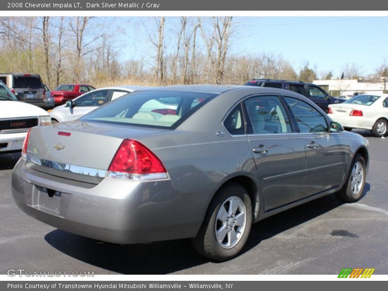 Dark Silver Metallic / Gray 2008 Chevrolet Impala LT