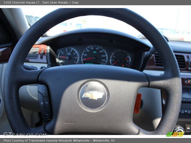 Dark Silver Metallic / Gray 2008 Chevrolet Impala LT