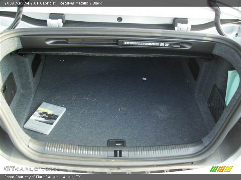 Ice Silver Metallic / Black 2009 Audi A4 2.0T Cabriolet