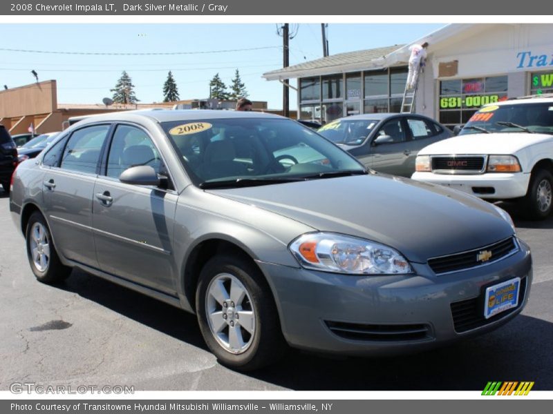 Dark Silver Metallic / Gray 2008 Chevrolet Impala LT