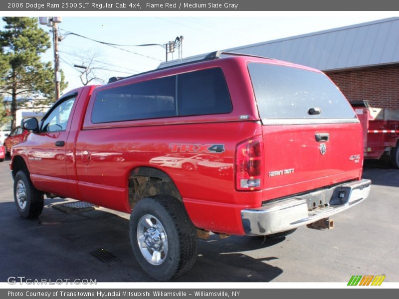 Flame Red / Medium Slate Gray 2006 Dodge Ram 2500 SLT Regular Cab 4x4