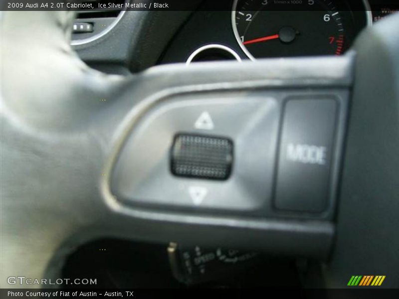 Ice Silver Metallic / Black 2009 Audi A4 2.0T Cabriolet