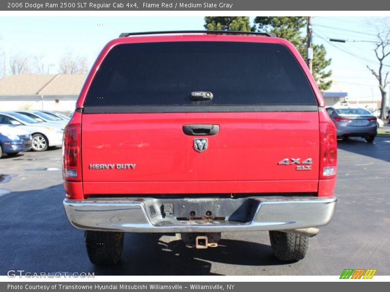 Flame Red / Medium Slate Gray 2006 Dodge Ram 2500 SLT Regular Cab 4x4