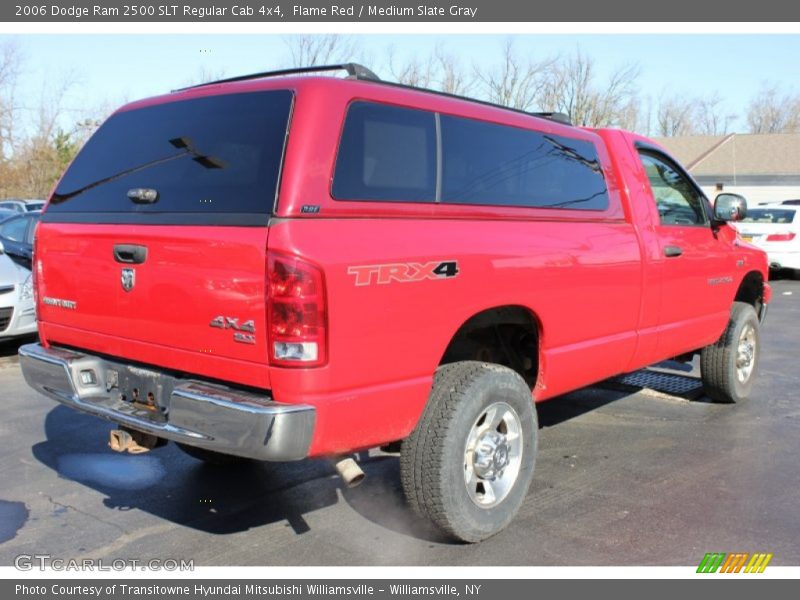 Flame Red / Medium Slate Gray 2006 Dodge Ram 2500 SLT Regular Cab 4x4