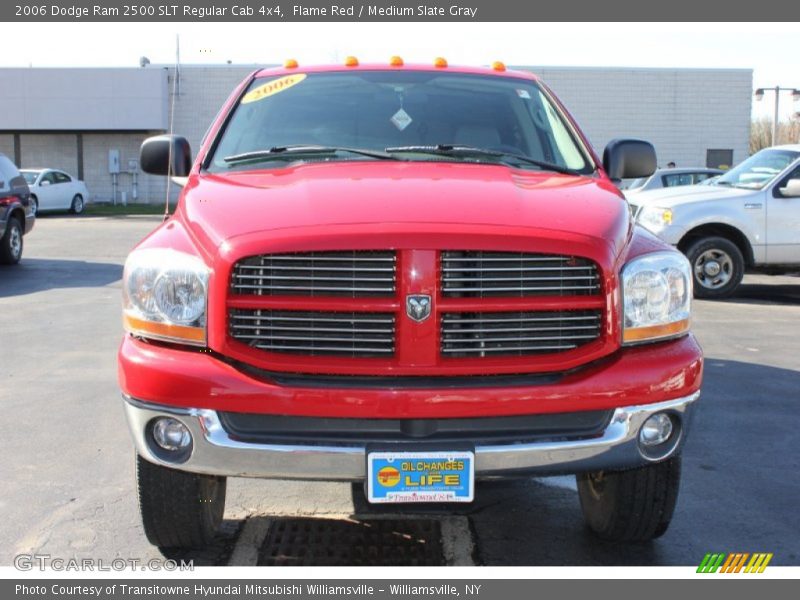 Flame Red / Medium Slate Gray 2006 Dodge Ram 2500 SLT Regular Cab 4x4