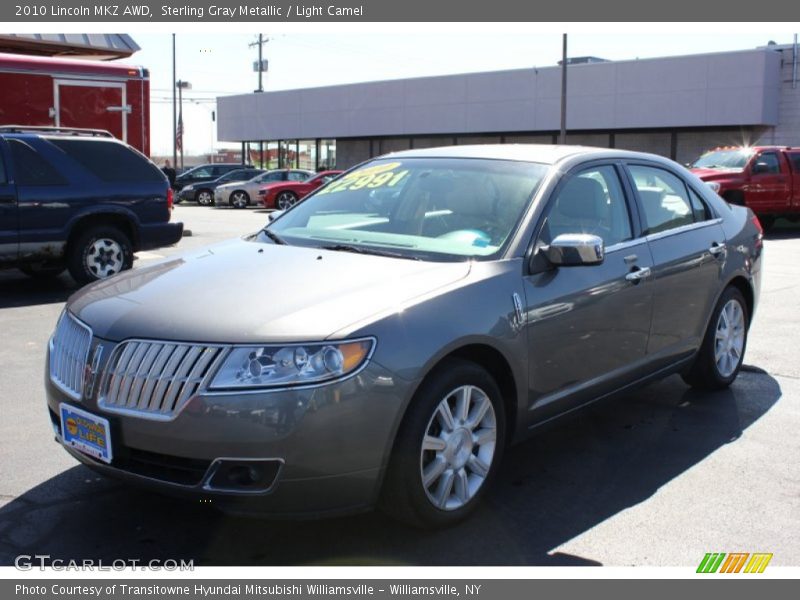 Sterling Gray Metallic / Light Camel 2010 Lincoln MKZ AWD