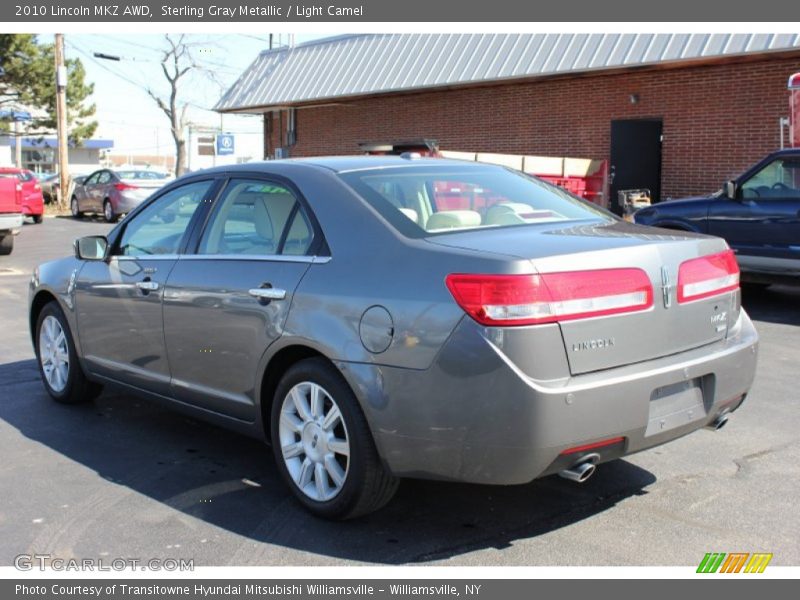 Sterling Gray Metallic / Light Camel 2010 Lincoln MKZ AWD