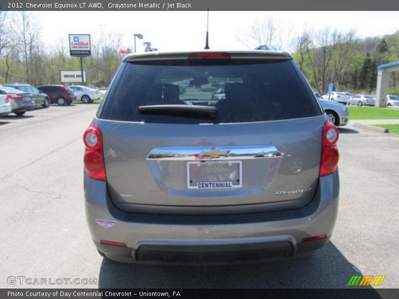 Graystone Metallic / Jet Black 2012 Chevrolet Equinox LT AWD