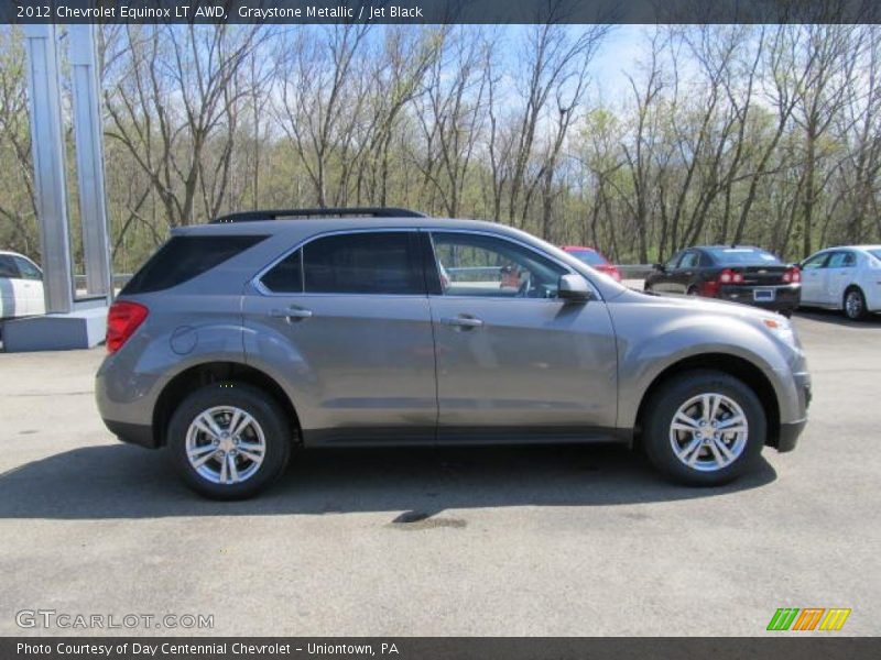 Graystone Metallic / Jet Black 2012 Chevrolet Equinox LT AWD