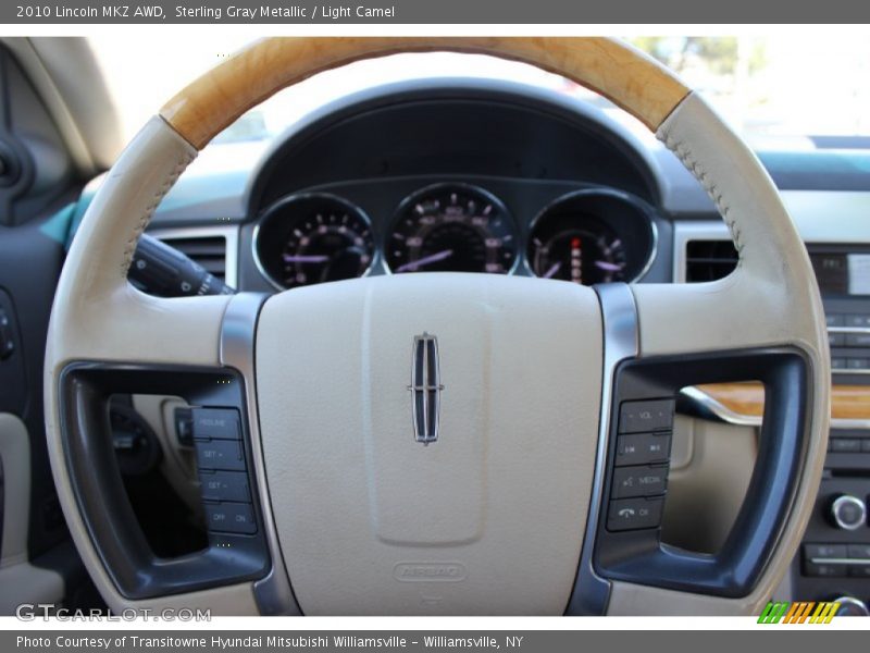 Sterling Gray Metallic / Light Camel 2010 Lincoln MKZ AWD