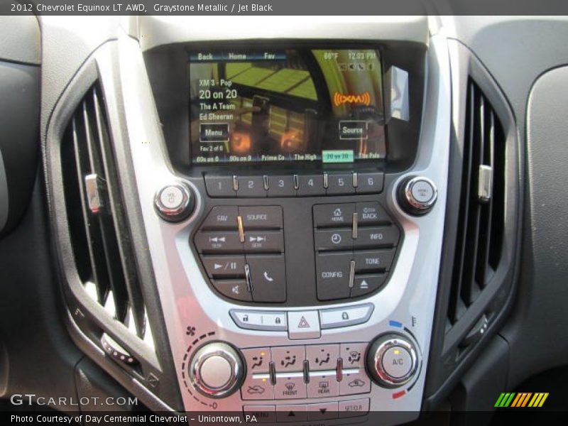 Graystone Metallic / Jet Black 2012 Chevrolet Equinox LT AWD