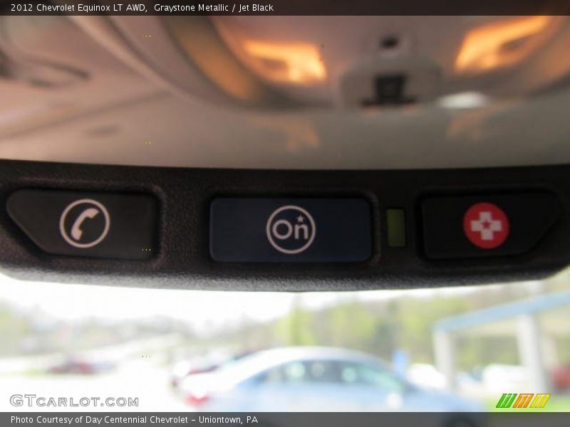 Graystone Metallic / Jet Black 2012 Chevrolet Equinox LT AWD