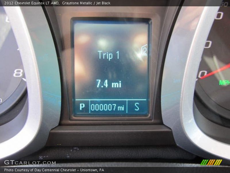 Graystone Metallic / Jet Black 2012 Chevrolet Equinox LT AWD
