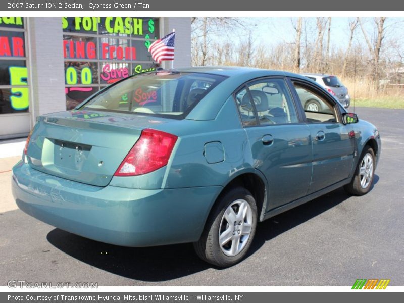 Cypress Green / Tan 2007 Saturn ION 2 Sedan
