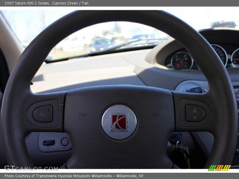 Cypress Green / Tan 2007 Saturn ION 2 Sedan