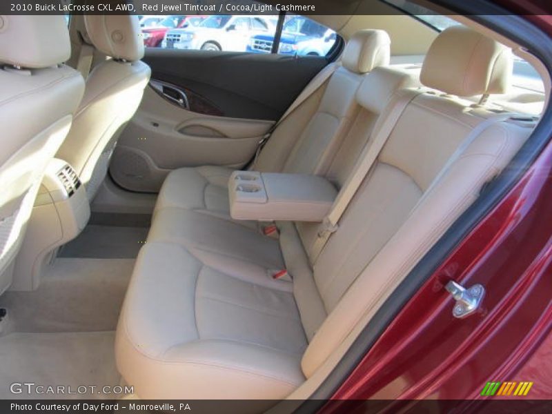 Red Jewel Tintcoat / Cocoa/Light Cashmere 2010 Buick LaCrosse CXL AWD