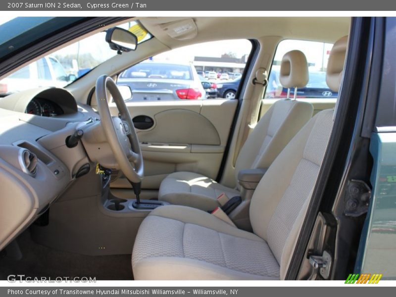 Cypress Green / Tan 2007 Saturn ION 2 Sedan
