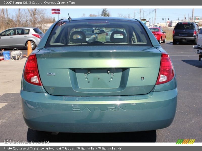 Cypress Green / Tan 2007 Saturn ION 2 Sedan
