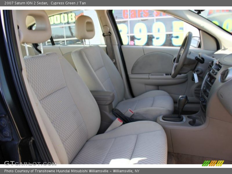 Cypress Green / Tan 2007 Saturn ION 2 Sedan