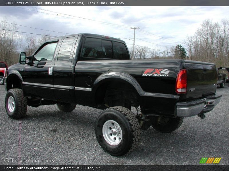 Black / Dark Flint Grey 2003 Ford F250 Super Duty FX4 SuperCab 4x4