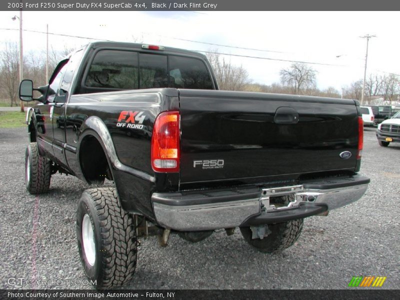 Black / Dark Flint Grey 2003 Ford F250 Super Duty FX4 SuperCab 4x4