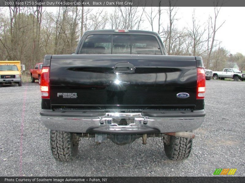 Black / Dark Flint Grey 2003 Ford F250 Super Duty FX4 SuperCab 4x4