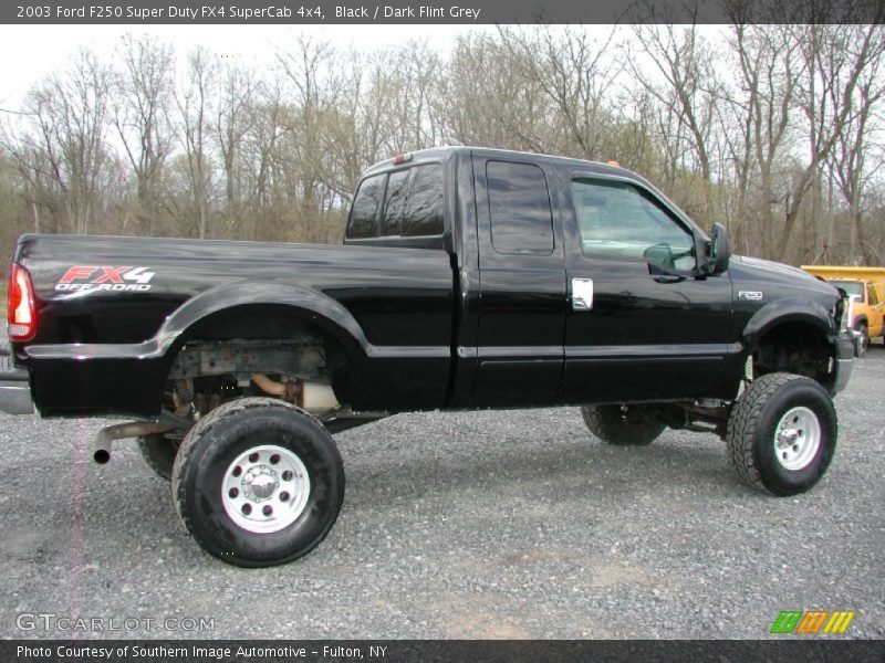 Black / Dark Flint Grey 2003 Ford F250 Super Duty FX4 SuperCab 4x4
