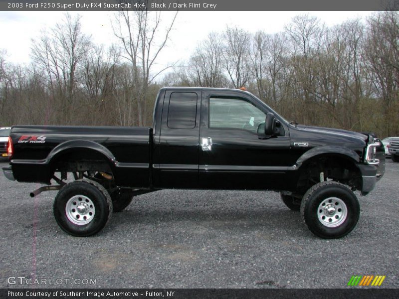Black / Dark Flint Grey 2003 Ford F250 Super Duty FX4 SuperCab 4x4
