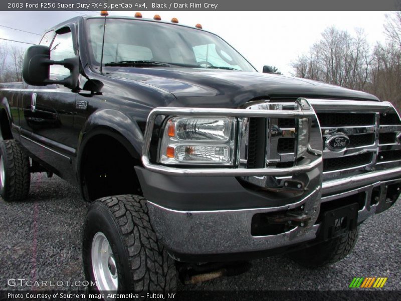 Black / Dark Flint Grey 2003 Ford F250 Super Duty FX4 SuperCab 4x4