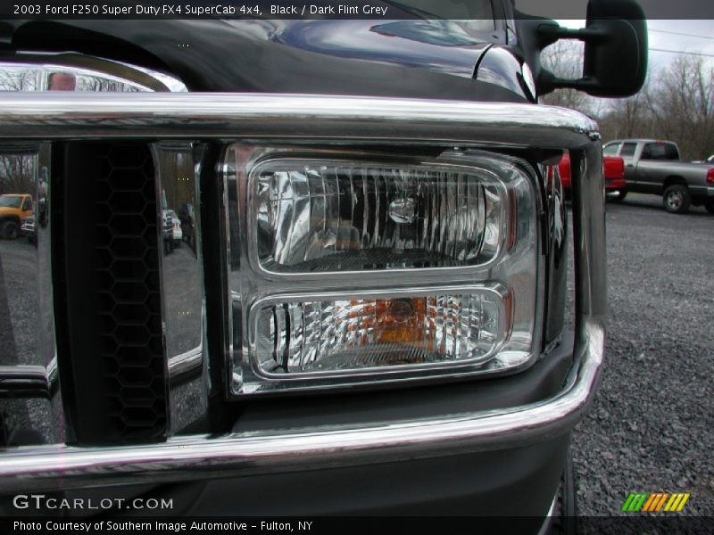 Black / Dark Flint Grey 2003 Ford F250 Super Duty FX4 SuperCab 4x4