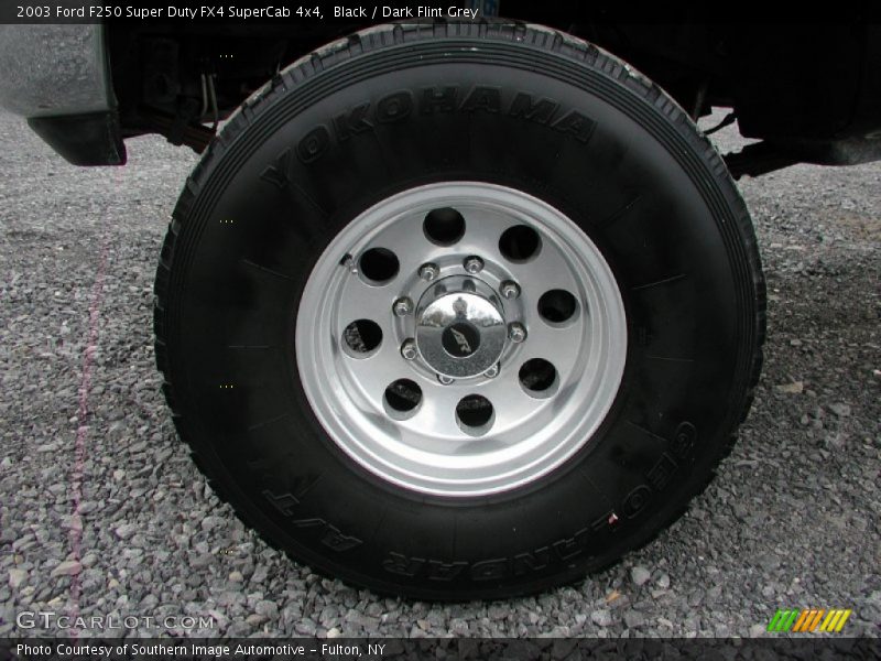 Black / Dark Flint Grey 2003 Ford F250 Super Duty FX4 SuperCab 4x4