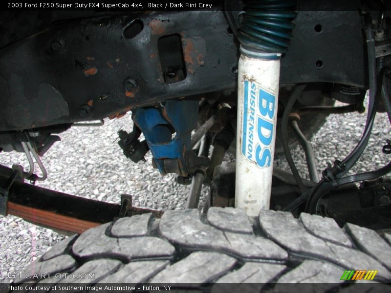 Black / Dark Flint Grey 2003 Ford F250 Super Duty FX4 SuperCab 4x4