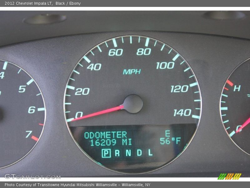 Black / Ebony 2012 Chevrolet Impala LT
