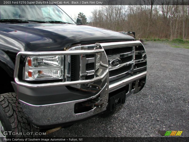 Black / Dark Flint Grey 2003 Ford F250 Super Duty FX4 SuperCab 4x4
