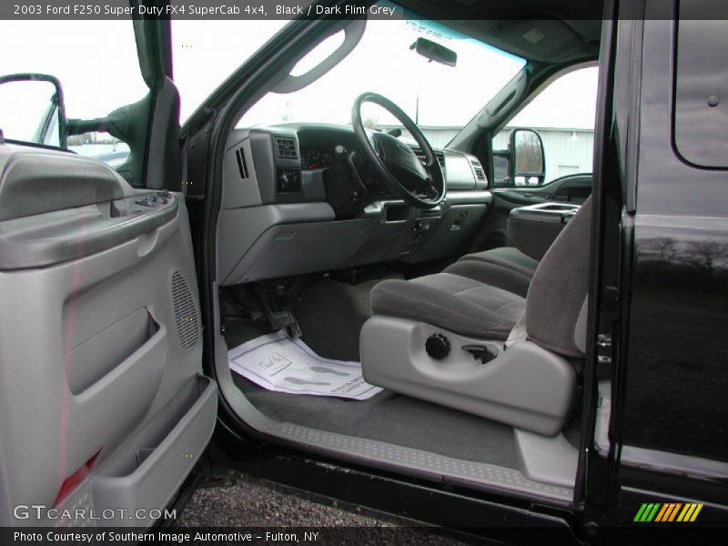 Black / Dark Flint Grey 2003 Ford F250 Super Duty FX4 SuperCab 4x4