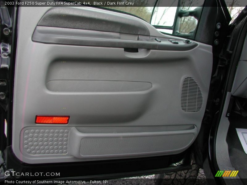 Black / Dark Flint Grey 2003 Ford F250 Super Duty FX4 SuperCab 4x4